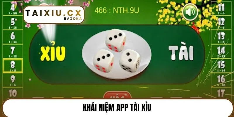 Khái niệm app tài xỉu