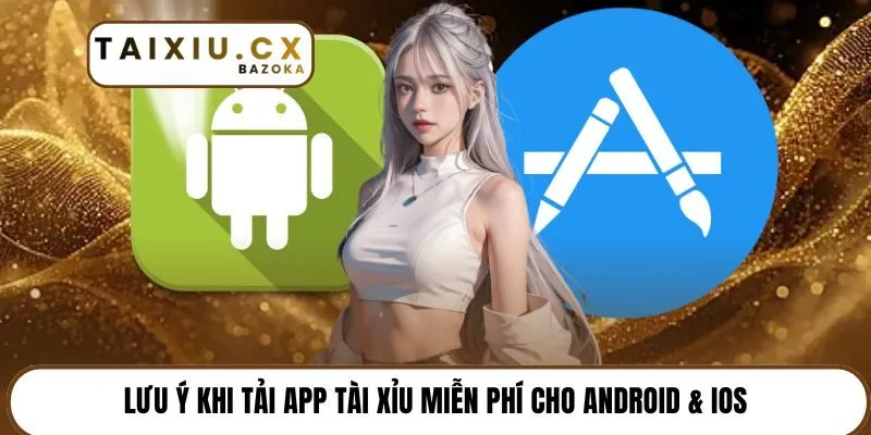 Lưu ý khi tải app tài xỉu miễn phí cho Android & iOS