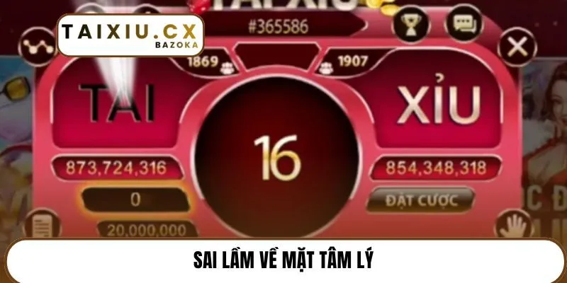 Sai lầm về mặt tâm lý